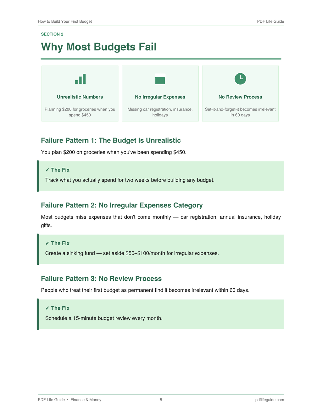 How to Build Your First Budget