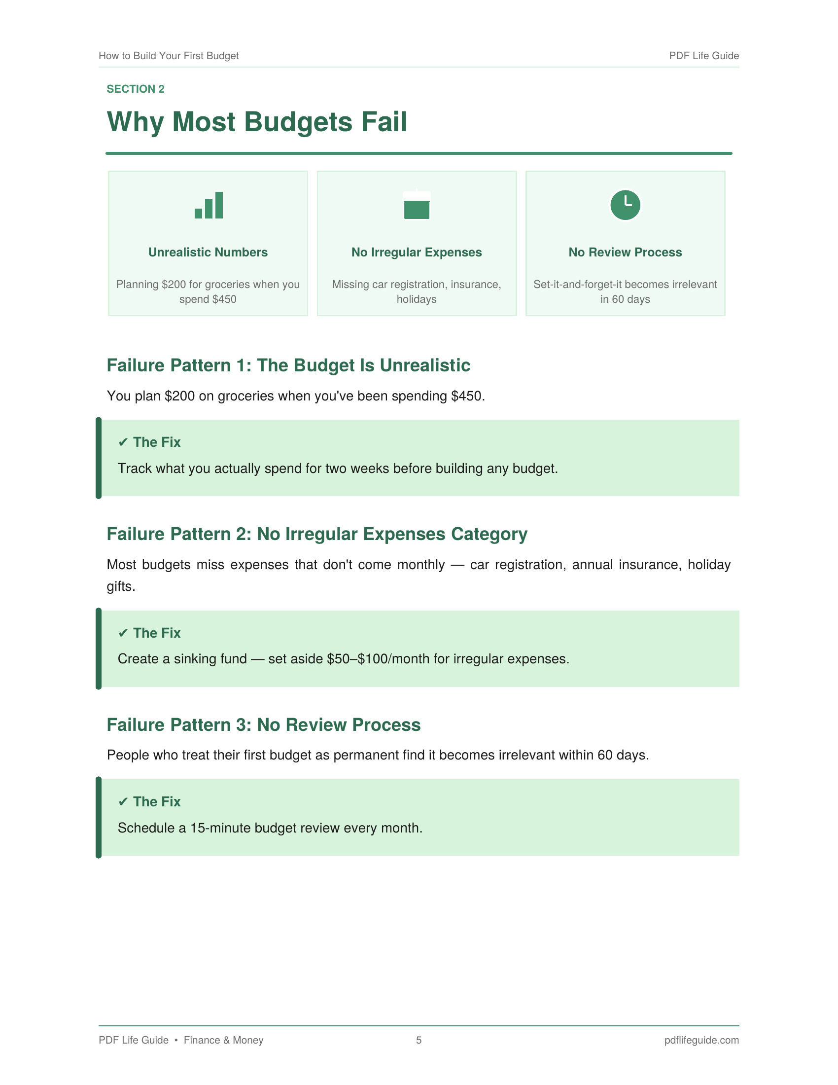 How to Build Your First Budget